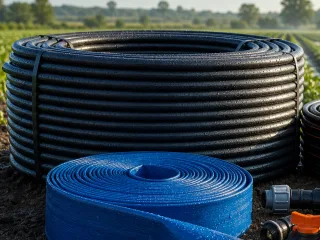 Agriculture pipe coils