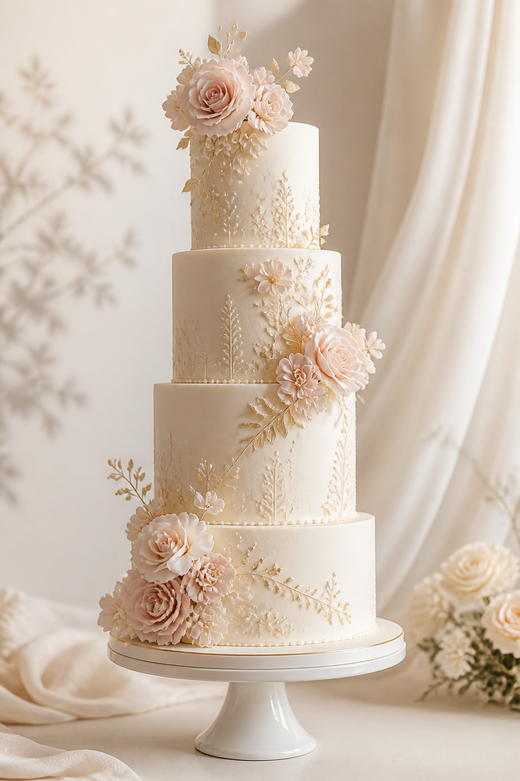 Elegant wedding cake