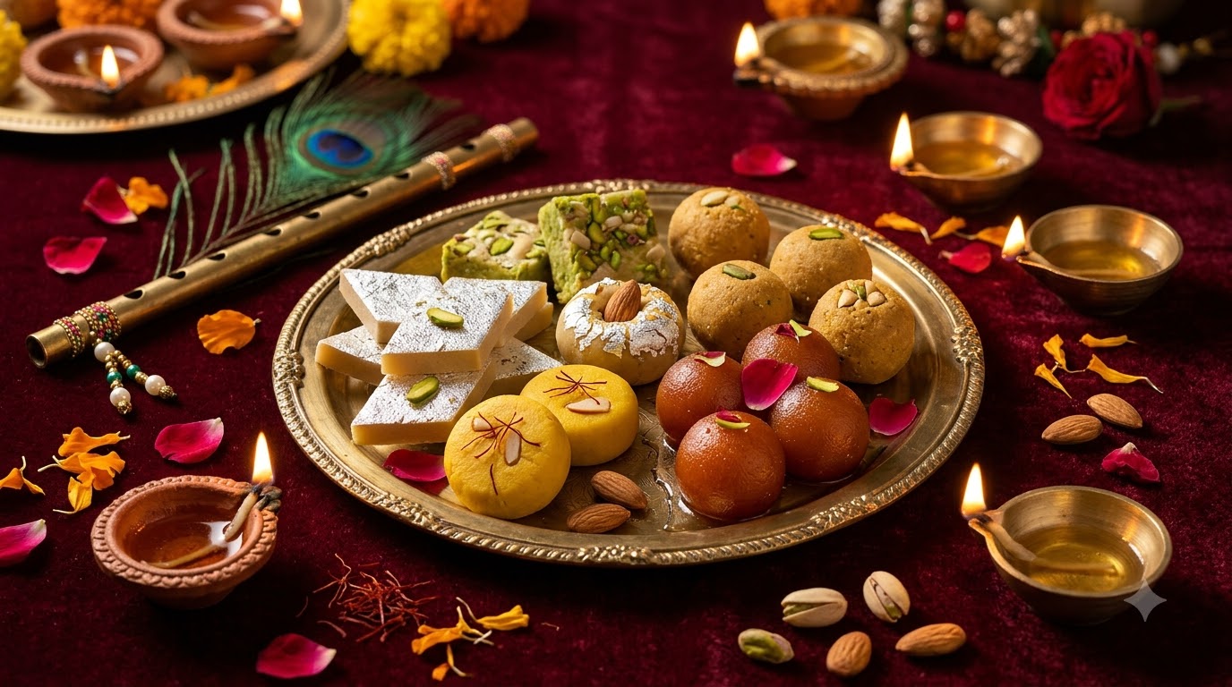 Indian sweets festive collection