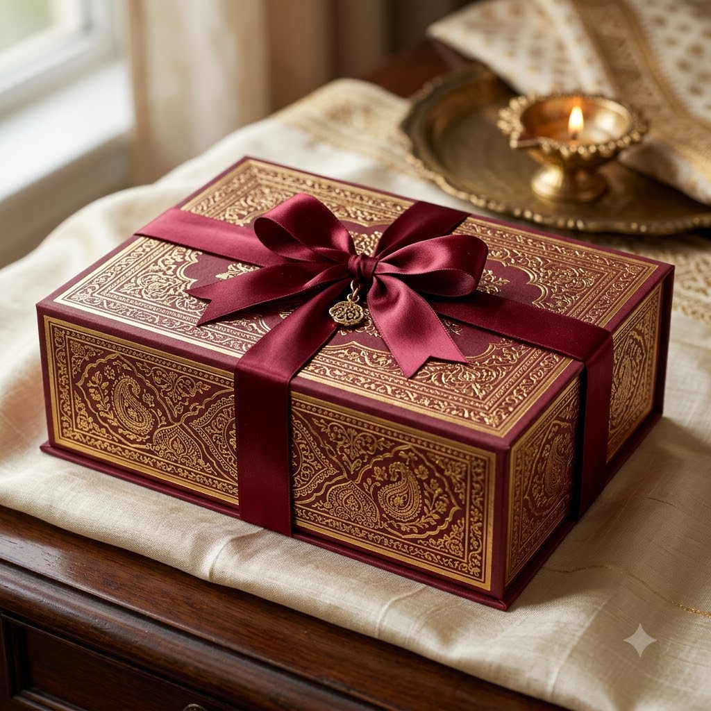 Festive sweets gift box