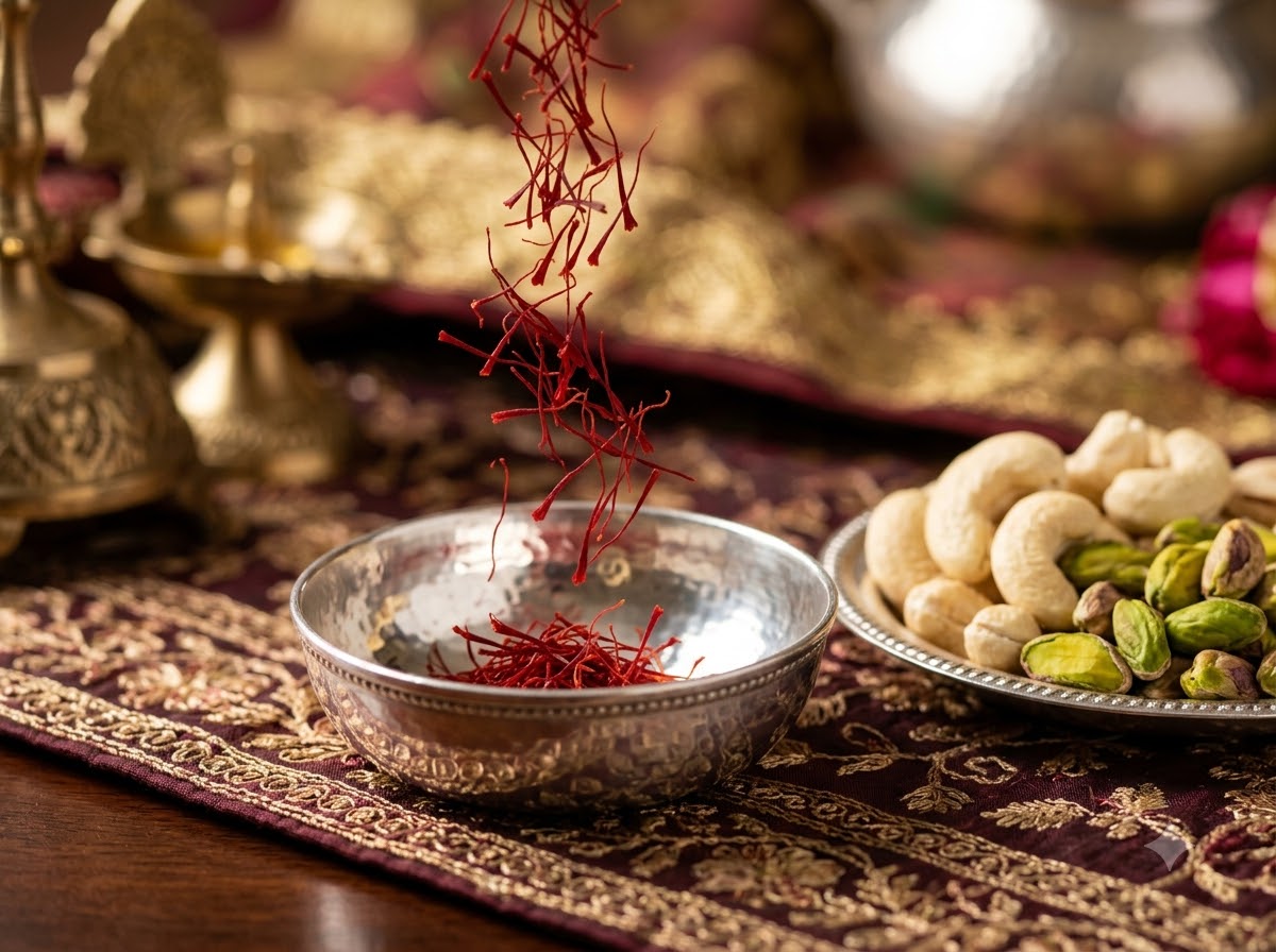 Sugar free saffron sweets
